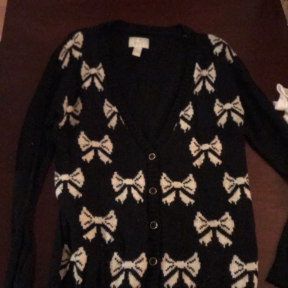 Button down sweater